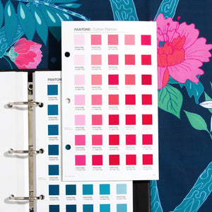 Pantone Fashion Home Cotton Planner FHIC300A with fabric