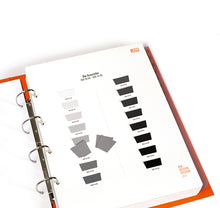Load image into Gallery viewer, RAL Design Plus D3 Colour Toolbook (RALD3PLUS) black grey example page image