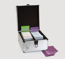 Load image into Gallery viewer, RAL Design System Plus D6 Box Index open with purple cards product image