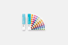 Load image into Gallery viewer, Pantone Color Bridge Guide Set GG6102C fan decks, one closed and one fanned displayed on a clean light grey background.