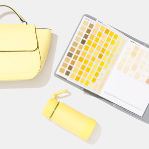 Pantone paper traveler yellow page and items