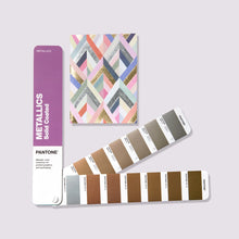 Load image into Gallery viewer, Pantone Metallics Colour Chart Guide (GG1507B) open