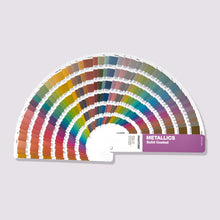 Load image into Gallery viewer, Pantone Metallics Colour Chart Guide (GG1507B) open fan