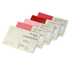 RAL Classic 841GL Primary Standards card examples