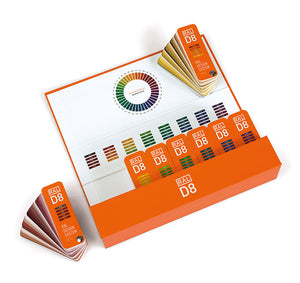 RAL Design Plus D8 Colour Charts Set (RAL8PLUS) open box and fan product image