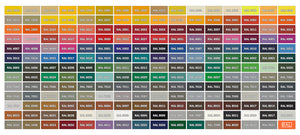 RAL K7 Classic RALK7 colour chart
